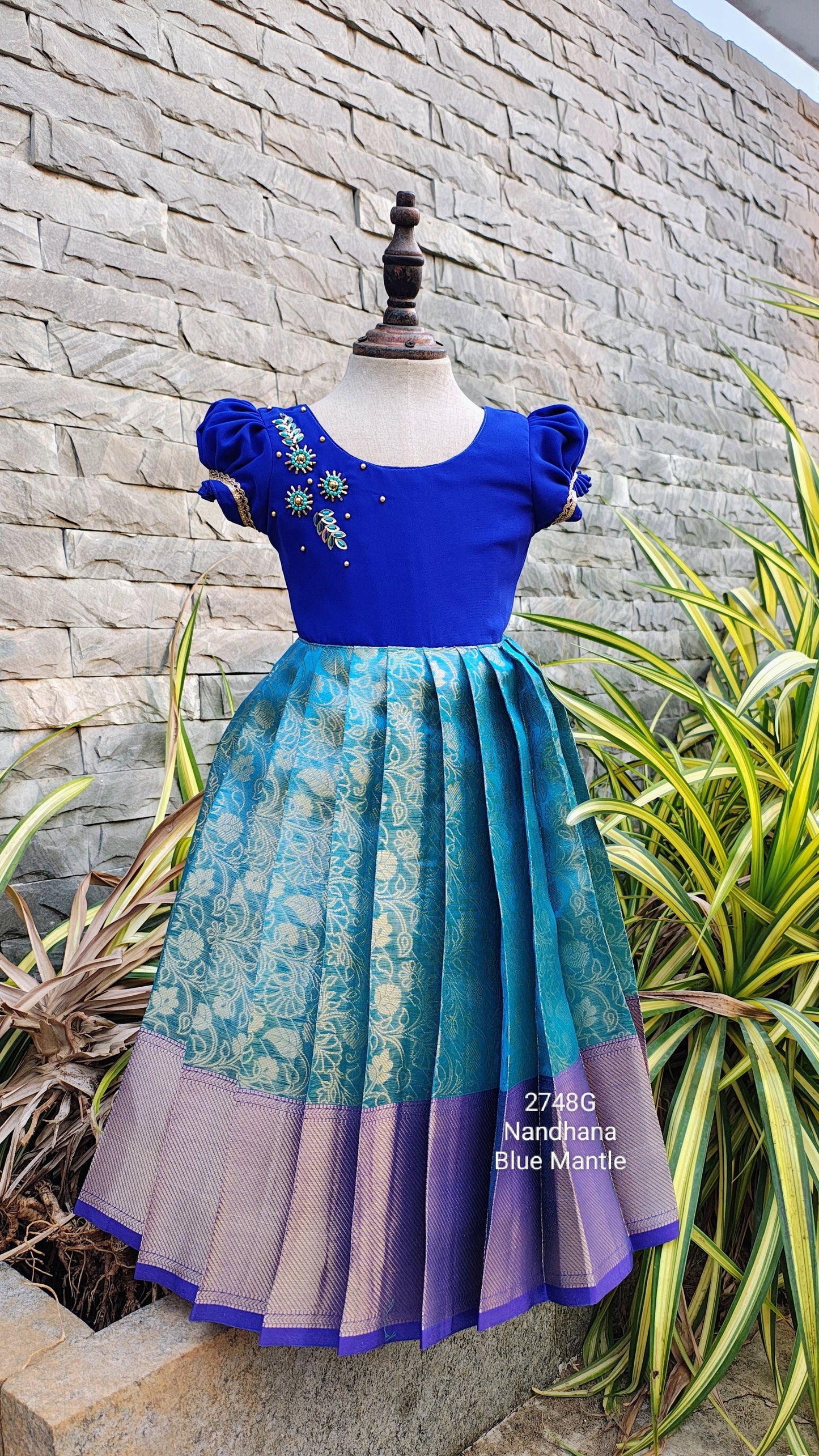 2748G - "Nandhana Gown" - Ready to Dispatch