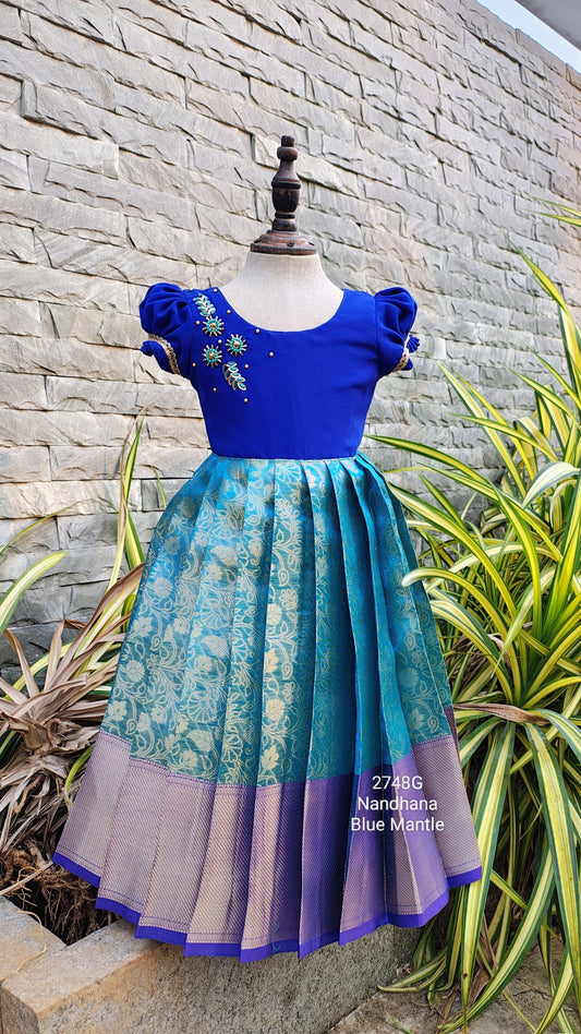 2748G - "Nandhana Gown" - Ready to Dispatch