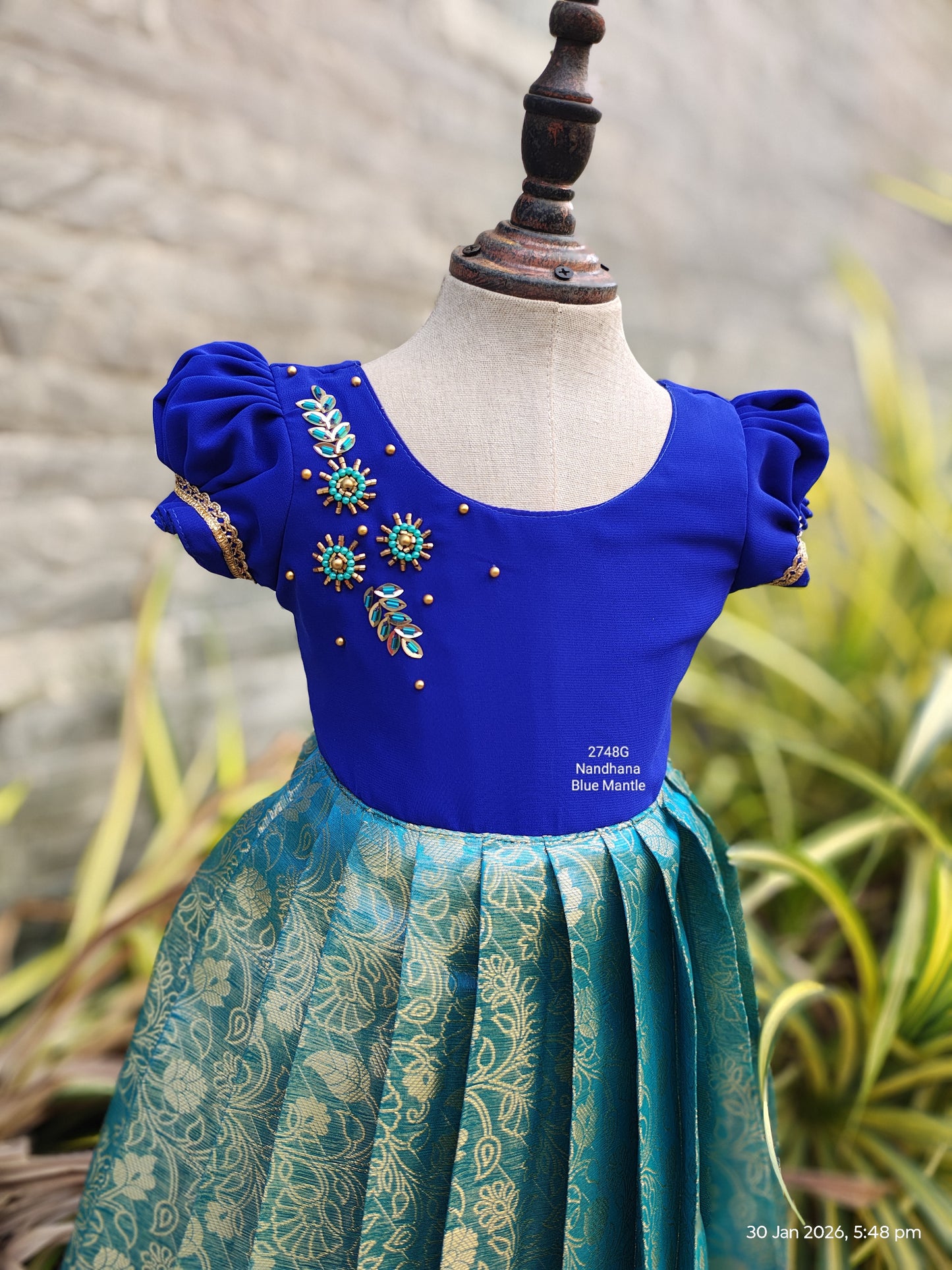 2748G - "Nandhana Gown" - Ready to Dispatch