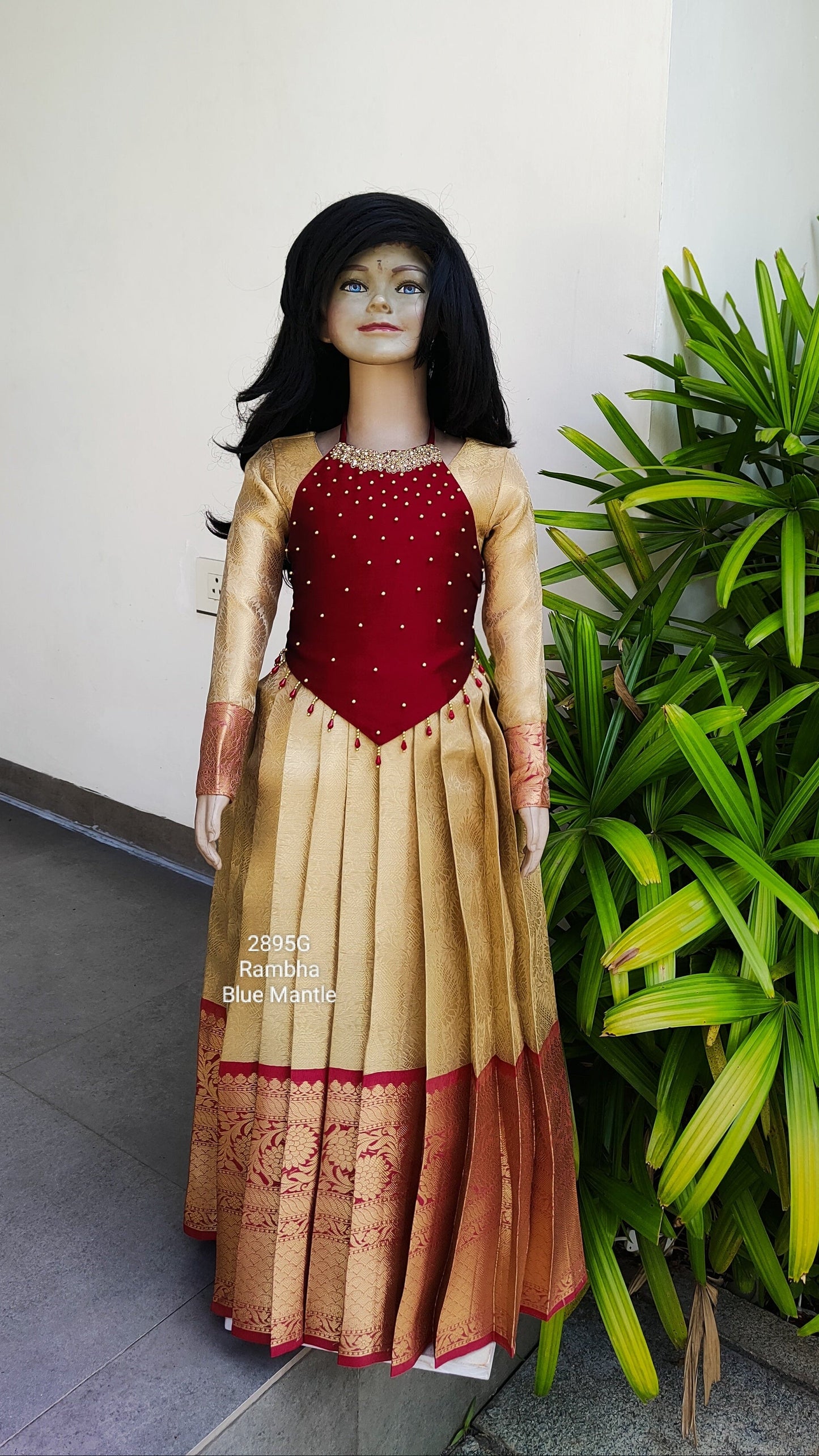 2895G: "Rambha Gown" - Dispatch on 10-15 days