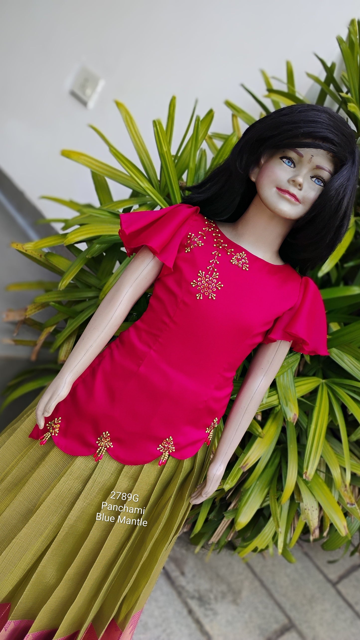 2789G: "Panchami Gown Green"- Sending on March 7th