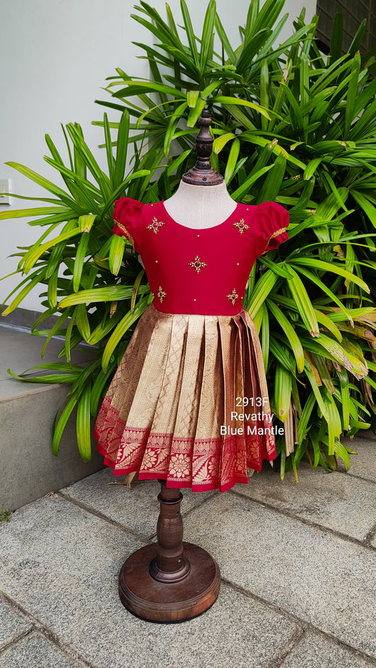 2913F: "Revathy frock"- Ready to Dispatch