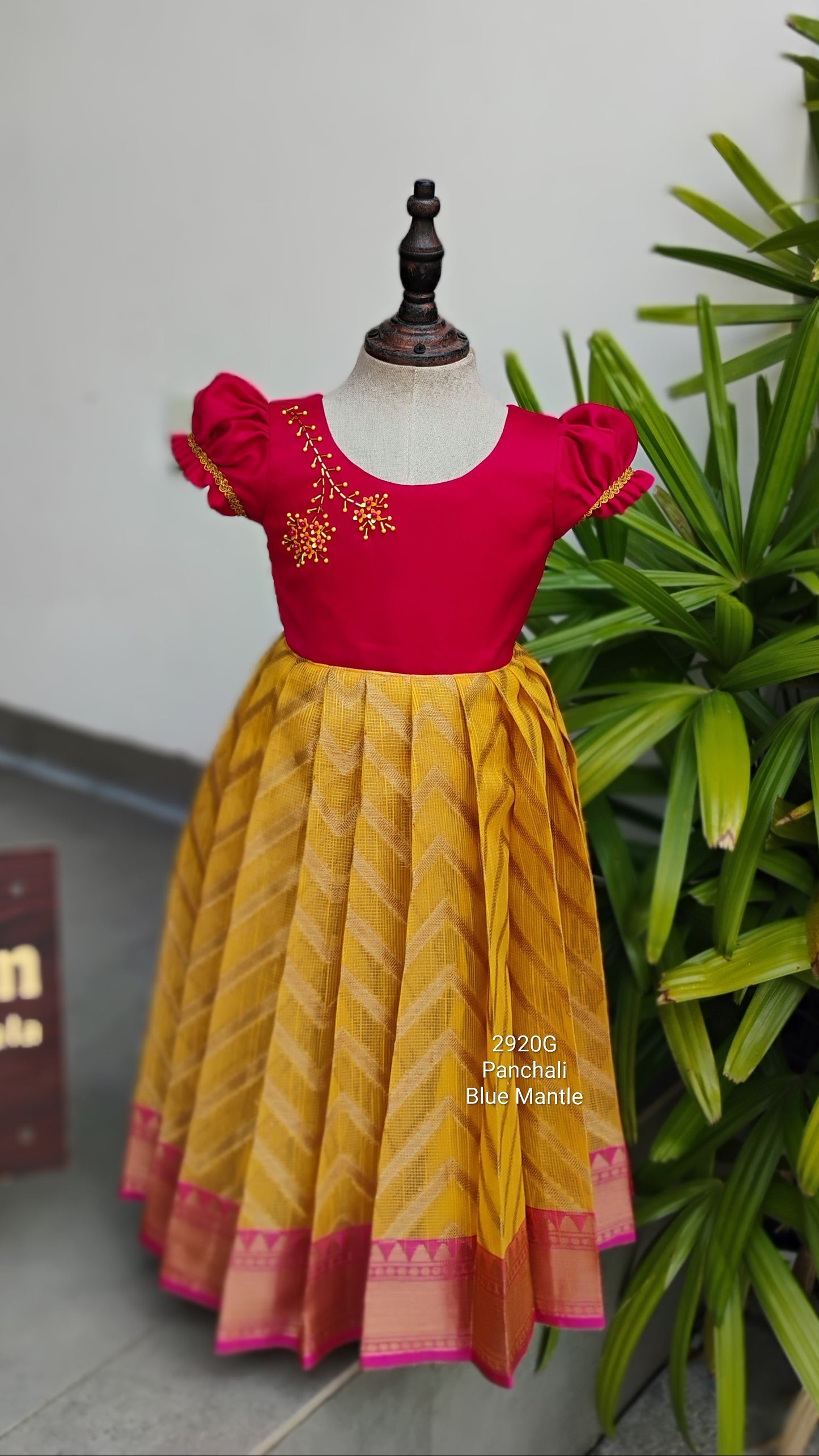 2920G - "Panchali Gown"- Dispatch on 6-8 days