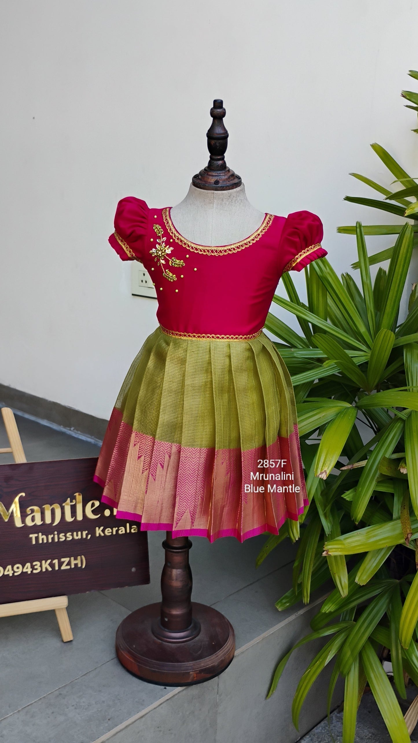 2857F: "Mrunalini frock"- Dispatch on 3-4 days