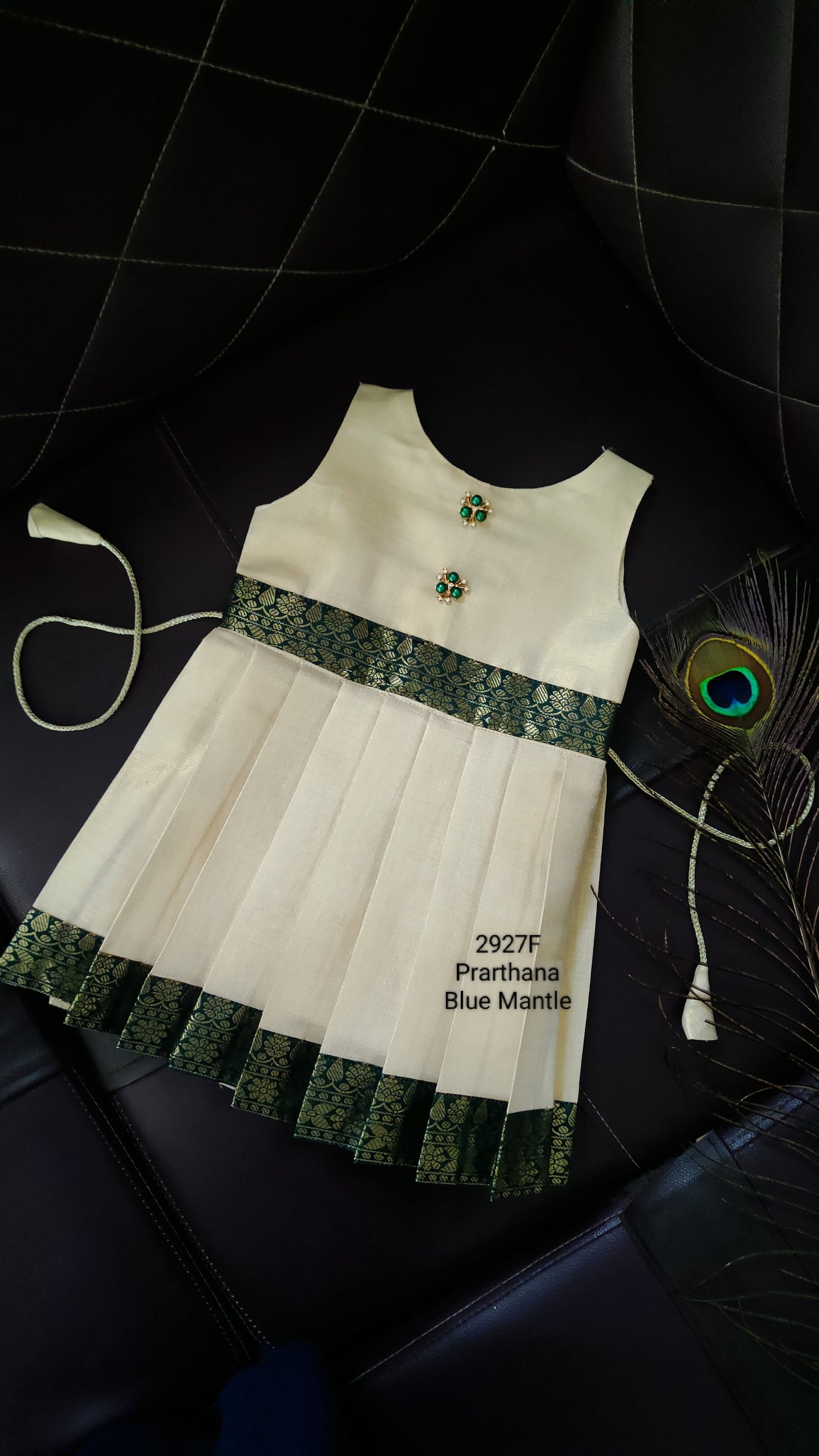 2927F: "Prarthana frock"- Dispatch on 3-4 days