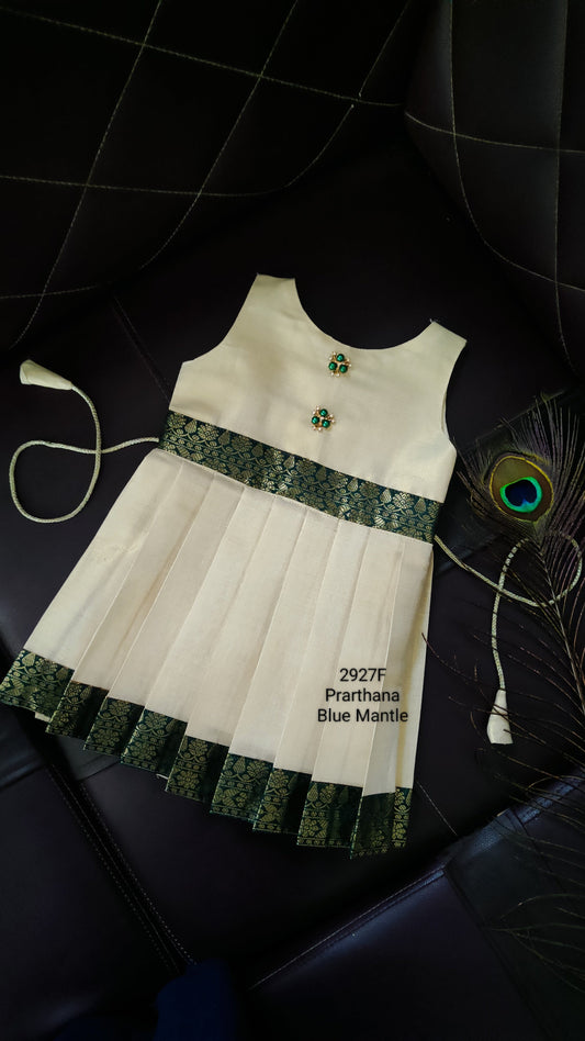 2927F: "Prarthana frock"- Dispatch on 3-4 days
