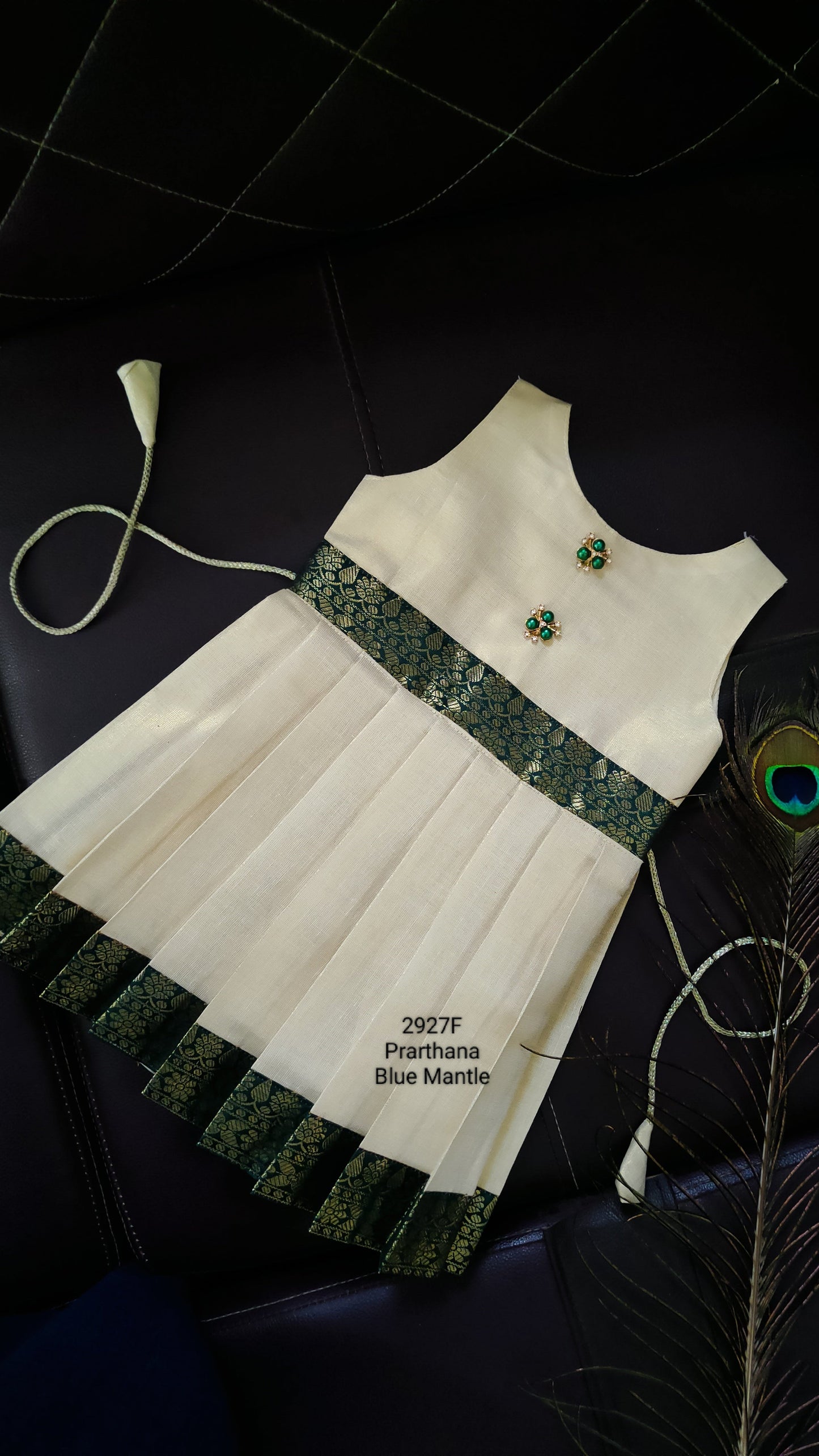 2927F: "Prarthana frock"- Dispatch on 3-4 days