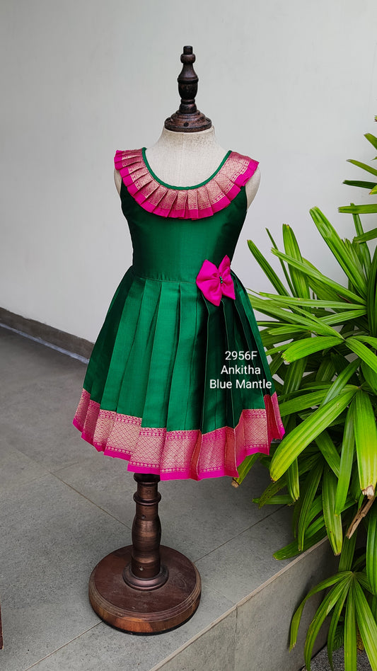 2956F: "Ankitha frock"- Dispatch on 4-6 days