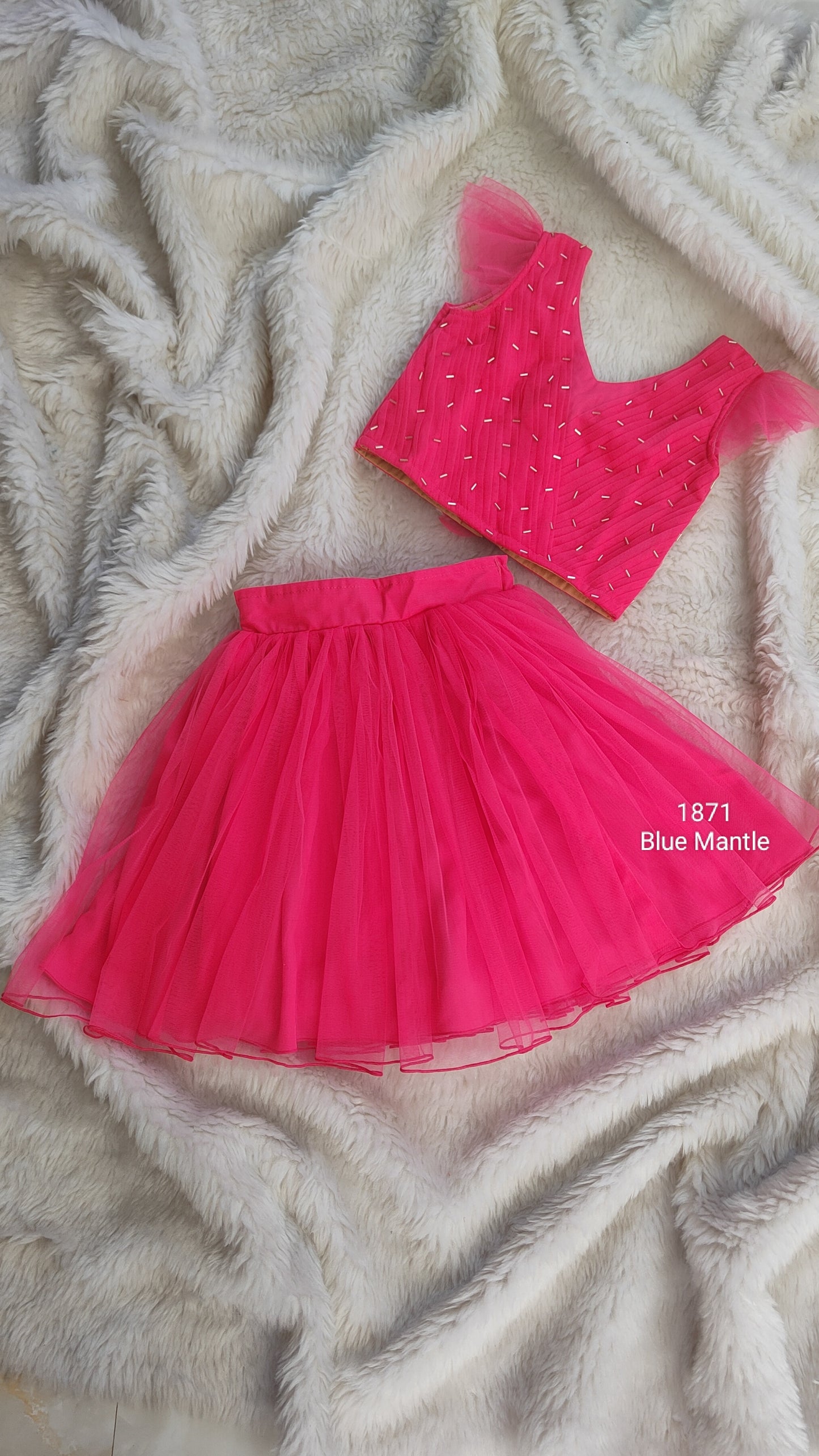 1871:  Peach Crop Blouse and Middy - Ready to Dispatch