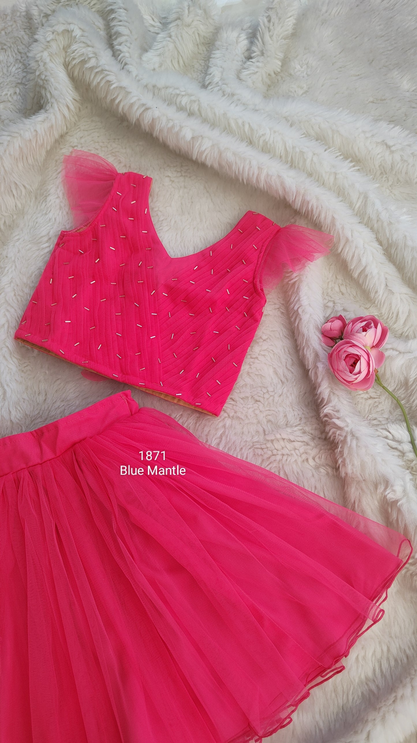 1871:  Peach Crop Blouse and Middy - Ready to Dispatch
