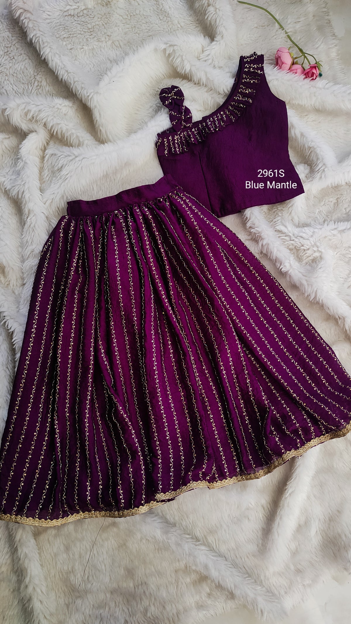 2961S: Grape vine Skirt - Ready to Dispatch