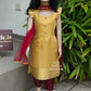 2974C: "Thendral" Golden & Maroon Churidar- Sending in 4-6 days
