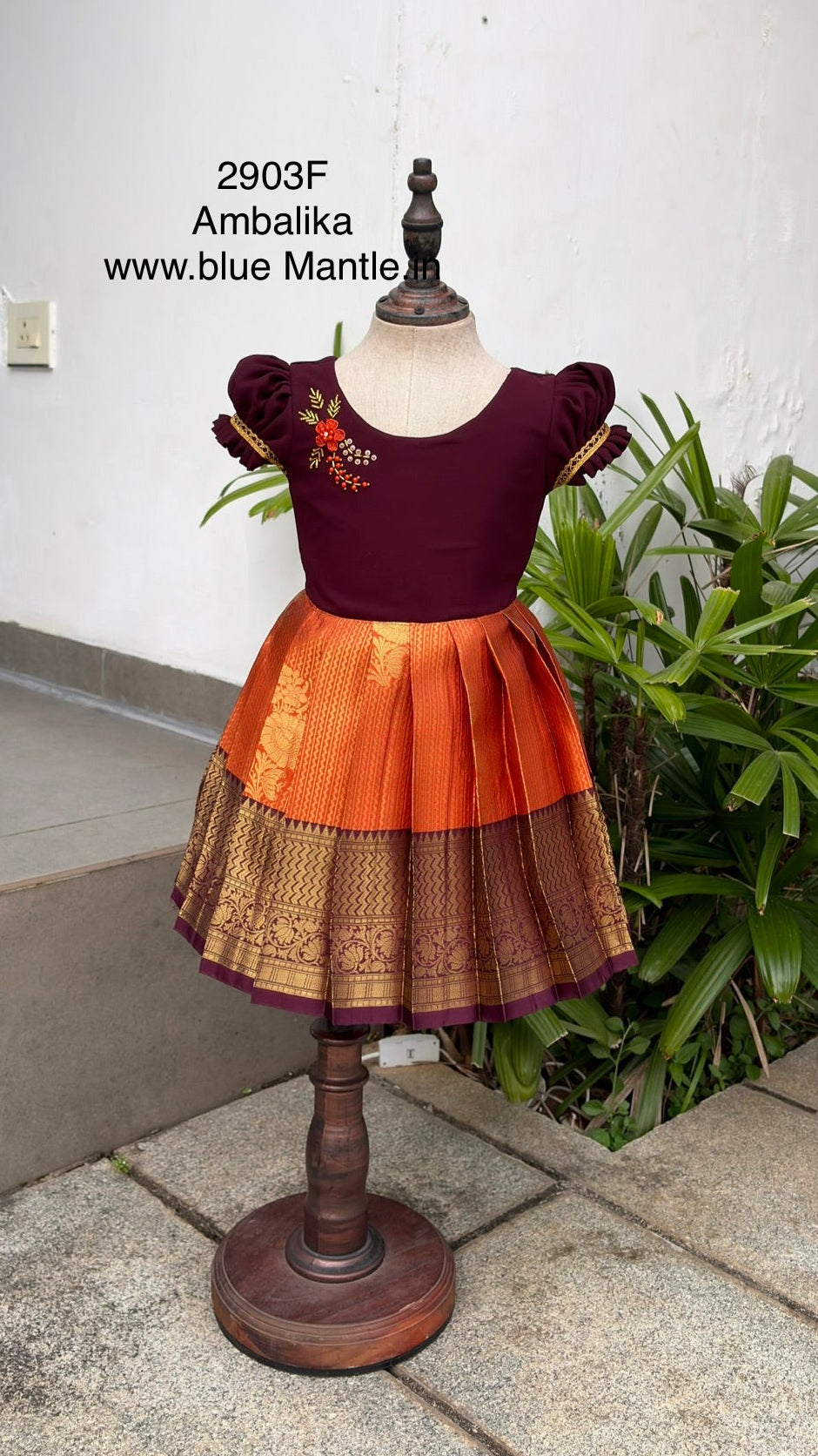 2903 F: "Ambalika frock"- Sending on October 29