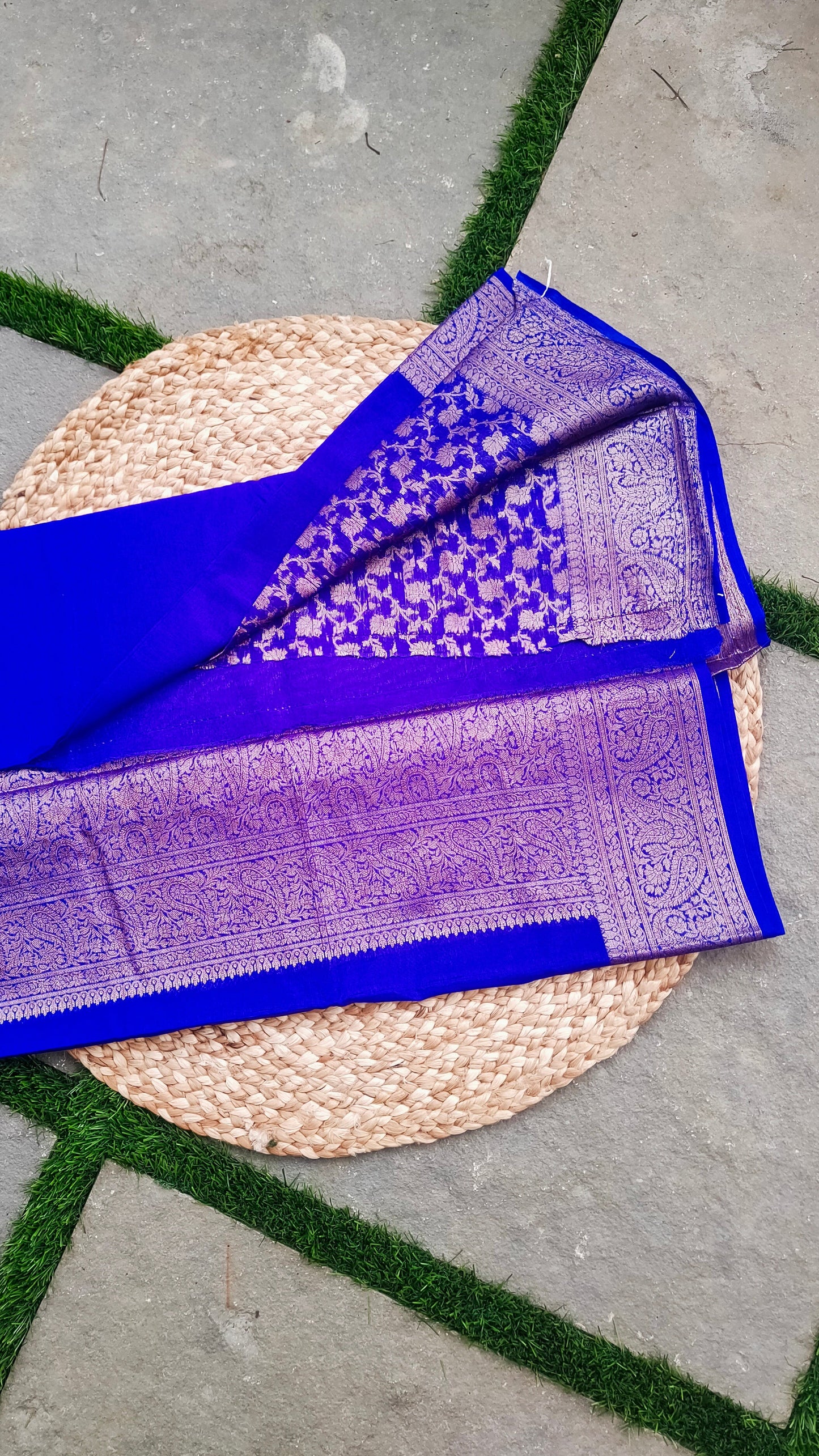 2853: 'Yasodha' - Royal Blue