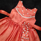 2569 Ready to Dispatch : Peachish Orange Frock