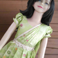 2648 Pre Order: "PALLAVI" Pistah Green Gown with Dupatta - Dispatch in 10-15 days