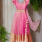 2558 Pre Order: 1763 Rose gold & Net Gown.