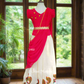 2492 Ready to Dispatch: Pink&Mural Print Dhavani