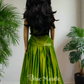 2338 Ready to Dispatch: Pista Green skirt & Top
