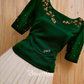 2443 Pre order: Green skirt& Blouse