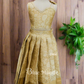 2464 Ready to dispatch : chempakam Gold full skirt& blouse