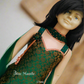 1754A Ready to Dispatch: Kids Designer Churidar Green