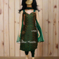 1754A Ready to Dispatch: Kids Designer Churidar Green