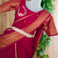 2589 Ready to Dispatch:  Maroon Blooming Dhavani.
