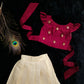 St8 Ready to Dispatch: Maroon Blouse & Full skirt