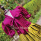 SDBM1064 Ready to Dispatch: Magenta and Olive Green Full skirt and Blouse